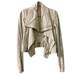 Rick Owens Leather Jacket