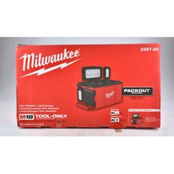 Milwaukee M18 Packout 3000 lumens LED light with built-in charger