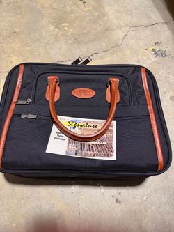 Signature 16" Ballistic Nylon Black Briefcase