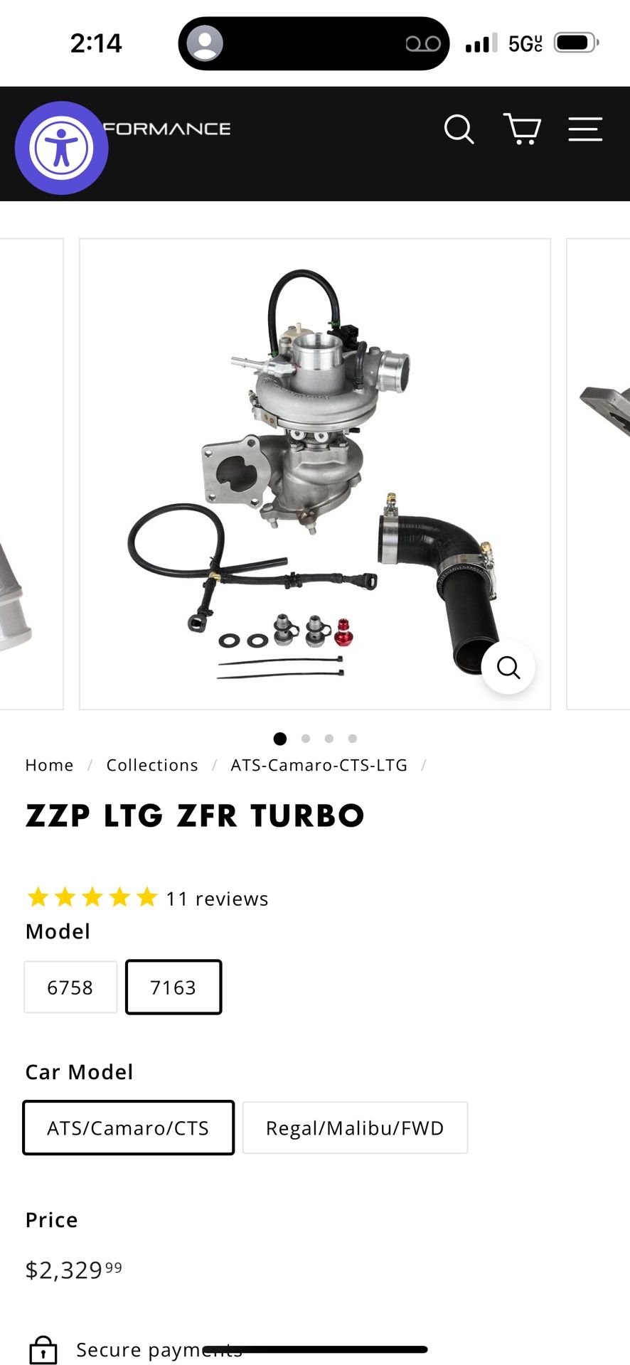 2.0 LTG Turbo and performance parts