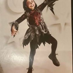 Kids Red Glitter Skeleton 
