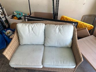 Outdoor sofa & table
