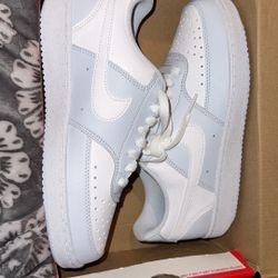 White Nike Court Vision LO 