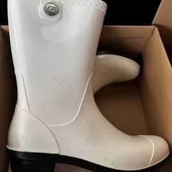 Ugg White Rainboots | Women’s Size 6
