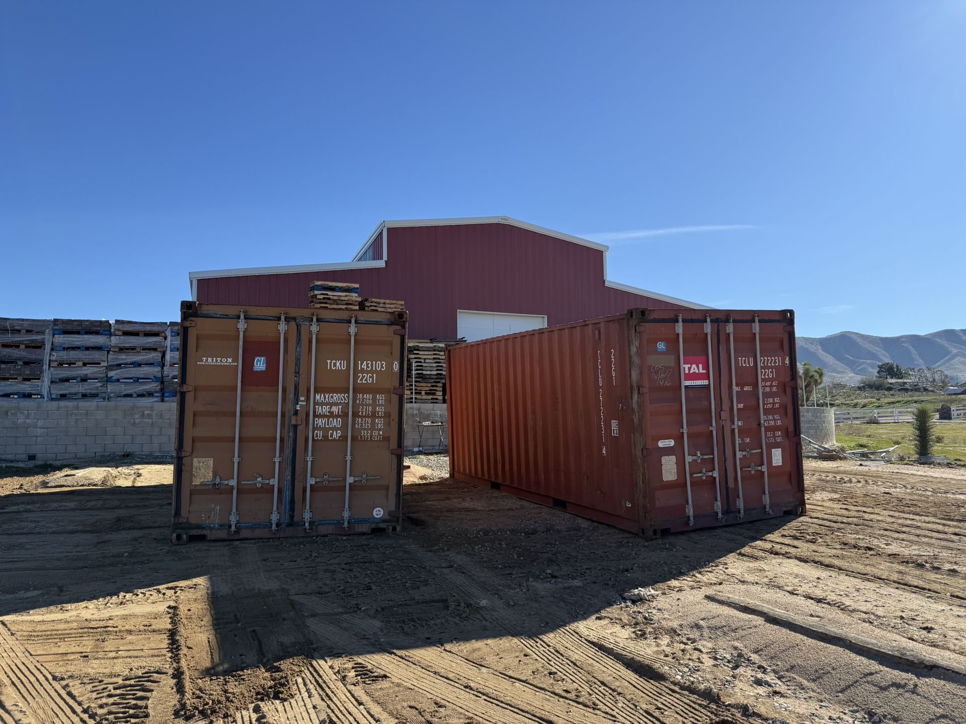 Hand Pick Your Storage Container Today Local Hesperia Yard