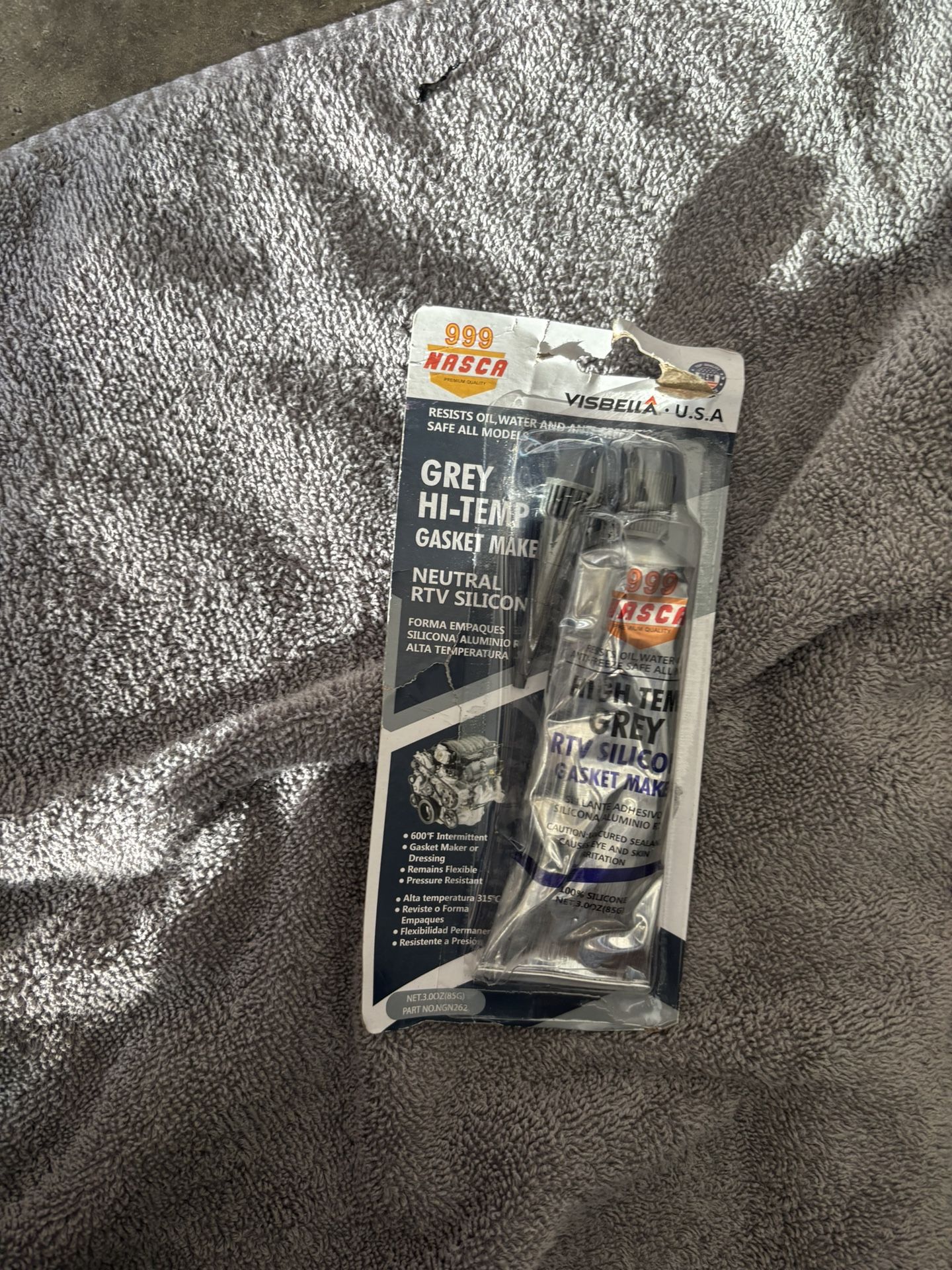 Grey high temp gasket maker