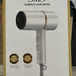 Compact Hair Dryer- White
