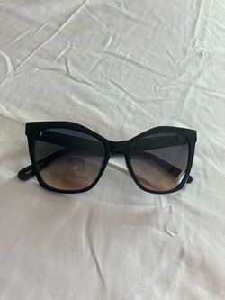 BP Black Cat-Eye Sunglasses with Gradient Lenses