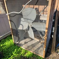 30" industrial shop box fan