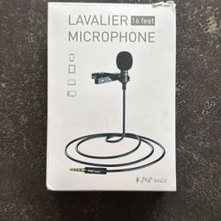 PoP voice 16 Feet Single Head Lavalier Lapel Microphone Omnidirectional Condense