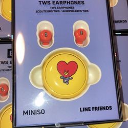 BRAND NEW TATA BT21 TWS Earphones from Miniso LINE FRIENDS