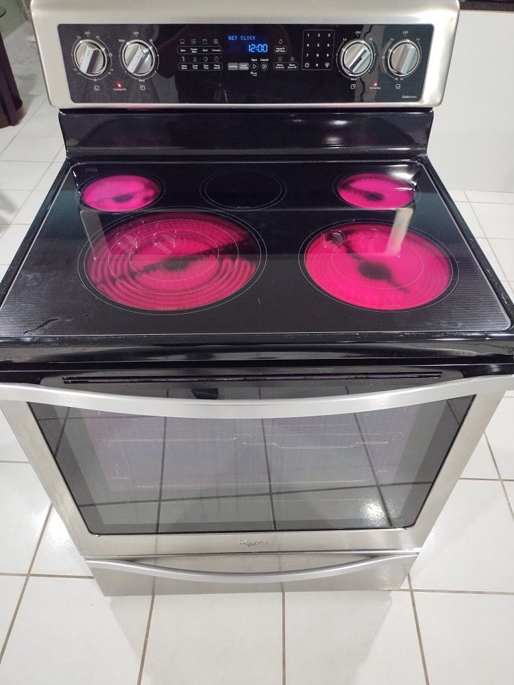 Whirlpool Stainless Steel Stove In Good Conditions $350
