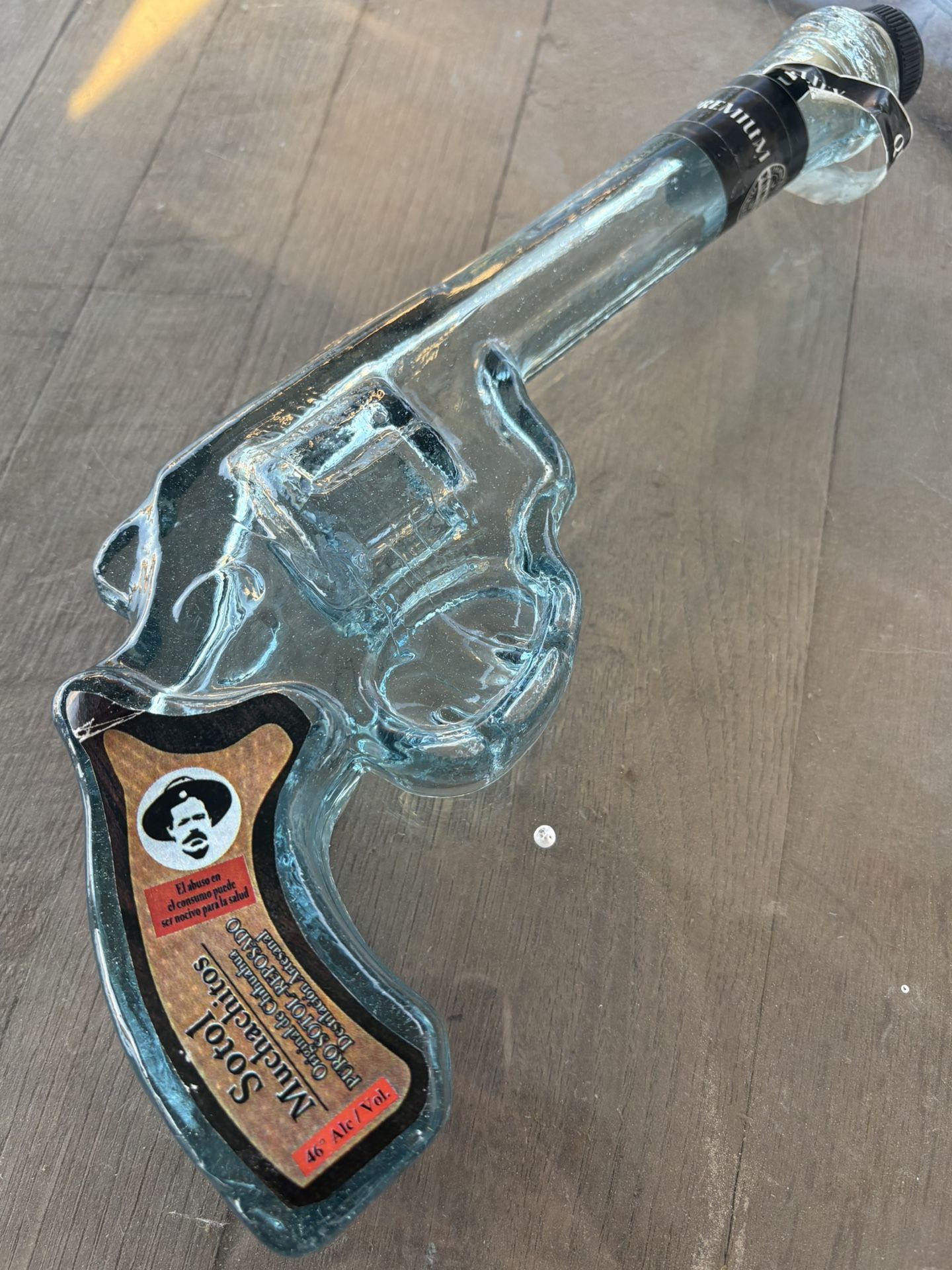 Empty tequila Bottle