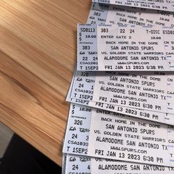 Spurs Vs Warriors January 13 At The Alamodome $25 Each 