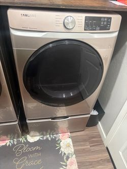 Samsung Front Load Dryer with Pedestal