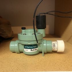 In line irrigation valve
