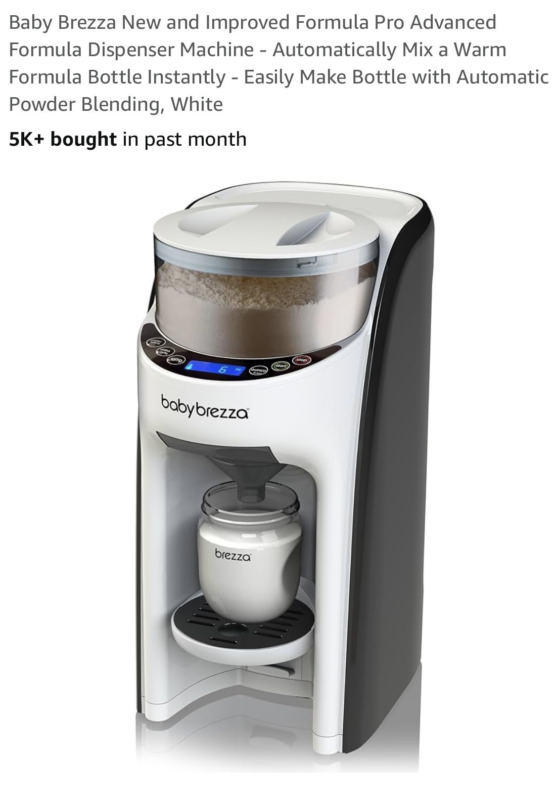 Baby Brezza Formula Bottle Maker
