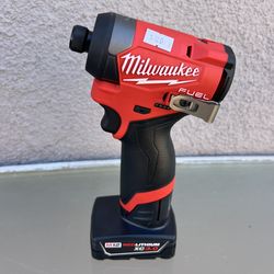 Milwaukee M12 Fuel Cordless 1/4” Hex Impact Driver with 3.0Ah Battery / New