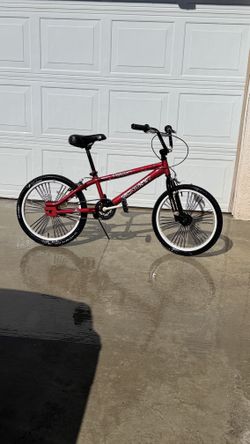 Schwinn Falcon BMX Bike with 20” wheels. Brand new front tire.