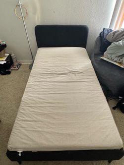 Twin Size Mattress and Bed frame