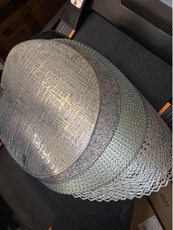 Heavy Duty Vinyl Silver Placemats! $2/each