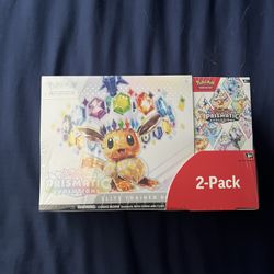Pokemon Prismatic Evolutions Elite Trainer Box + Booster Bundle 2-pack