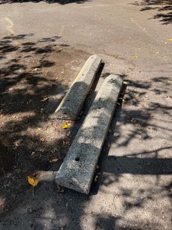 Concrete Parking Curb Stops – Set of 7