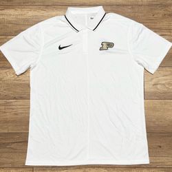 Purdue Boilermakers Official Head Coach Ryan Waters 2023 Nike Polo Shirt Mens L