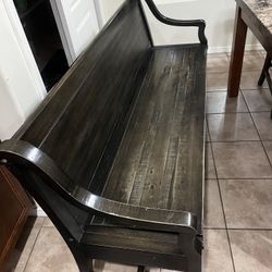 2 Solid Wood Dining Bench