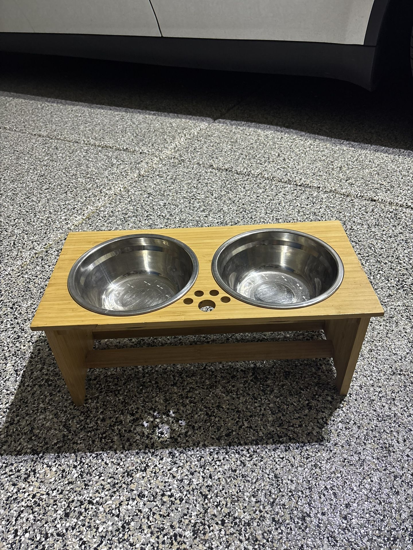 Dog Bowl Pet Feeding Station Food Stainless Steel Bowls