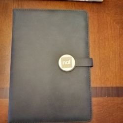 Leather Notebook With Metal Clasp And Paper Notebook- Never Used