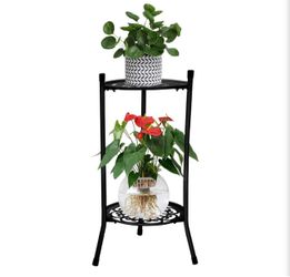 NEED GONE - Two-Tier Metal Plant Pot Stand - NEW IN BOX