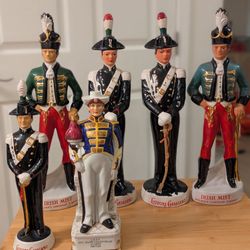 Vintage ceramic liquor decanters