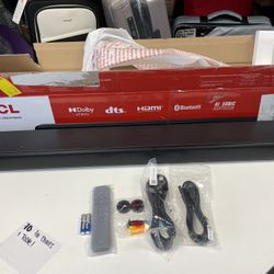 TCL S Class 2.0 Channel Sound Bar with Dolby Atmos, DTS Virtual:X, and Bluetooth Music Streaming - S45H