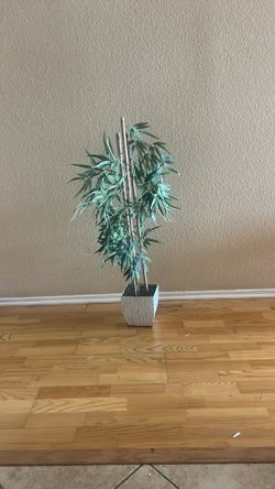 Fake bamboo plant