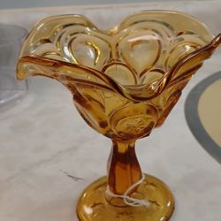 L E Smith Candy Dish 