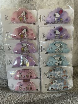 Snoopy Hair Clips 