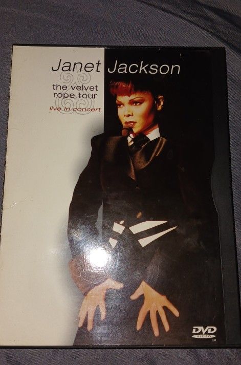 Janet Jackson DVD The VELVET ROPE TOUR Live