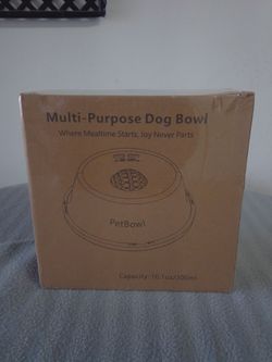 PetBowl Multi-Purpose Dog Slow Feeder Bowl