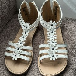 White Sandles-13 / Toddler Shoes 