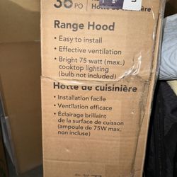 Kitchen hood Black 36 Inches In Length 