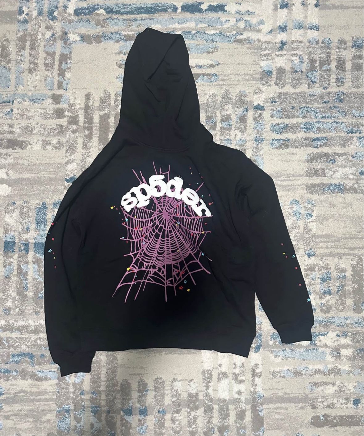 Spider Hoodie Black/Purple M