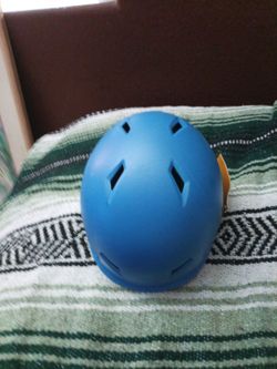 New small blue helmet for free for kids