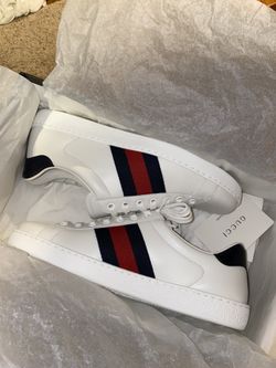 Gucci Ace Navy/Red size 8
