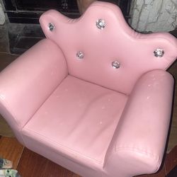 Pink Princess Chair for Kids