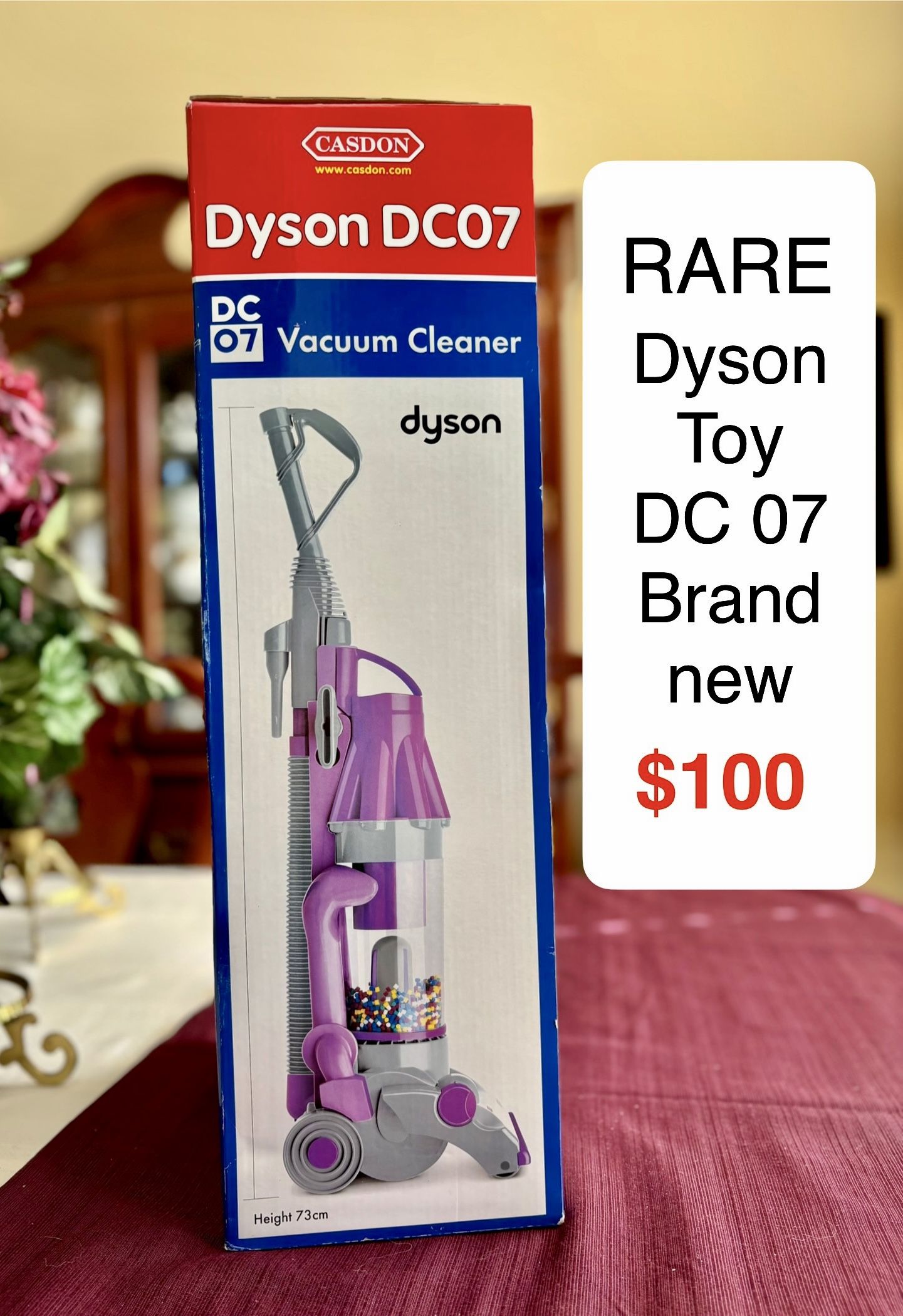 RARE!!! Brand new Vintage Dyson DC 07 TOY Vacuum. Great Christmas Gift