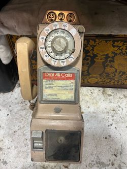 Old pay phone