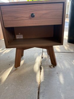 New single Walker Edison Mid-Century modern nightstand