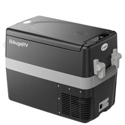 BougeRV 12V Refrigerator 42 Quart, Electric Car Cooler with MAX/ECO Mode