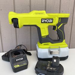 New Open Box! ONE+ 18V Cordless Handheld Electrostatic Sprayer Kit with (1) 2.0 Ah Battery and Charger